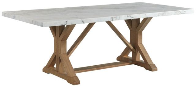 Elements International Lakeview 5-Piece Natural/White Dining Set-3