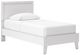 Signature Design by Ashley® Hallityn White Twin Panel Platform Bed-0