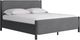 Modus Furniture Elora Charcoal/Jet Black Ash California King Upholstered Panel Bed-0