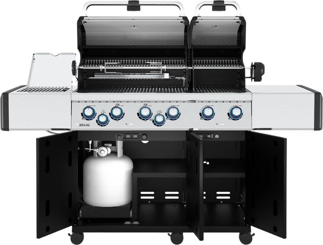 Broil King® Regal S 690 PRO 6-Burner Stainless Steel Freestanding Liquid Propane Grill-1