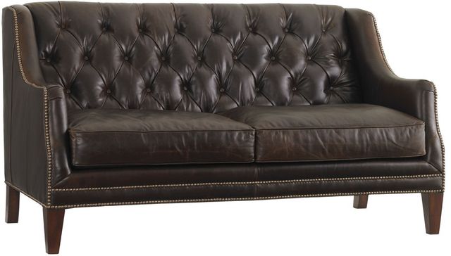 Lexington Home Customizable Tommy Bahama Sloane Leather Settee-0