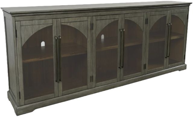 Jofran Inc. Archdale Gray 6-Door Accent Cabinet-0