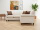 Decor-Rest® Furniture LTD 2963 2-Piece Ivory Curved Sectional with Pillows-2