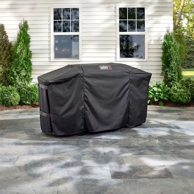 Weber® Black Premium Griddle Cover-1