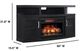 ClassicFlame® Cantilever Black TV Stand-2