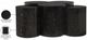 Meridian Furniture Dimple 5-Piece Black Modular Nesting Coffee Table Set-3