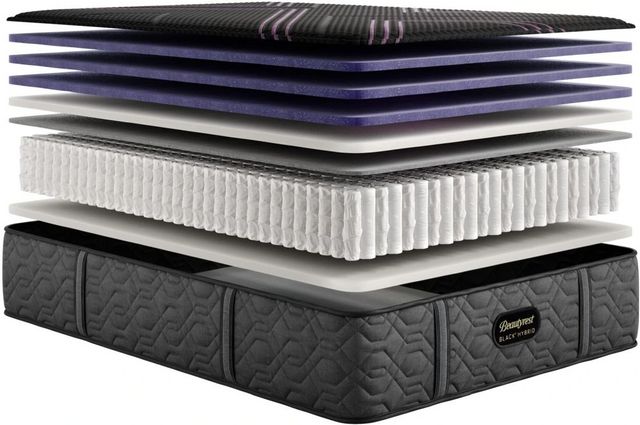 Beautyrest Black® Series 2 Hybrid 13.5" Plush Smooth Top Full Mattress-2