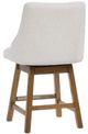 Signature Design by Ashley® Cabalynn Light Brown/Oatmeal Upholstered Barstool-3