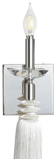 Stylecraft Polished Nickel Wall Mount Lamp-1