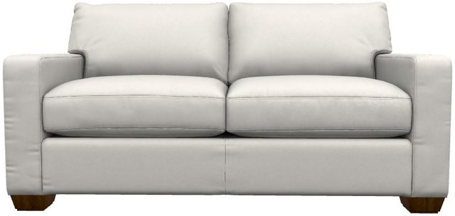 La-Z-Boy® Shiloh Ivory Leather Full Sleep Sofa-1