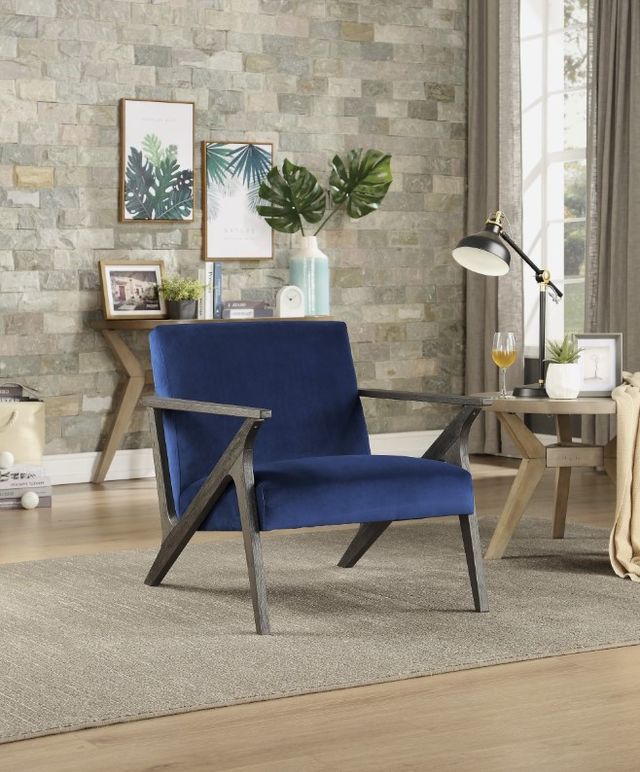 Homelegance® Coriana Navy Accent Chair-1