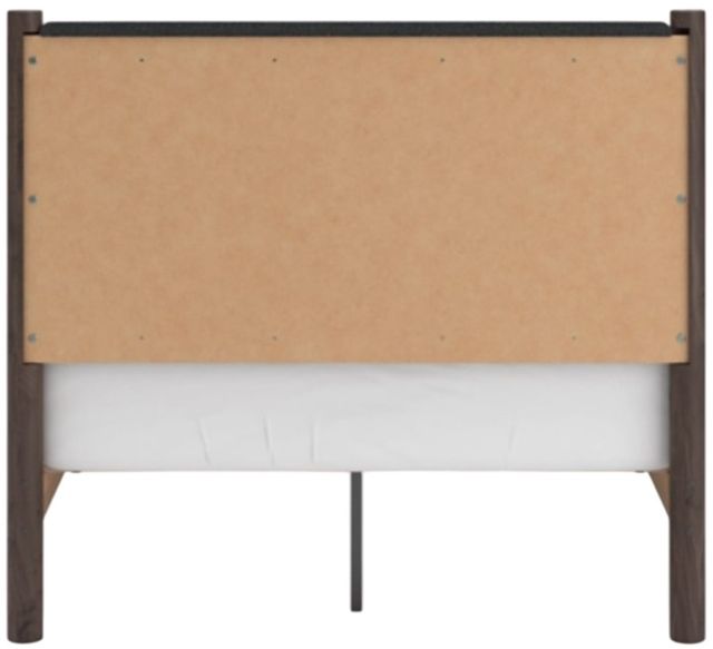 Signature Design by Ashley® Pamytta Brown Full Upholstered Panel Platform Bed-4