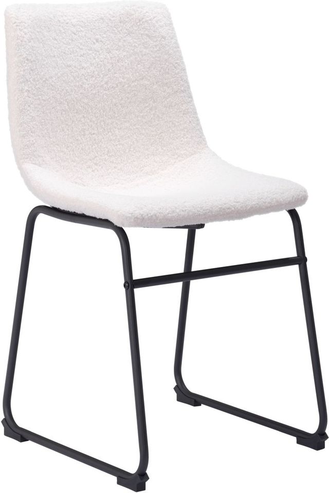 Zuo® Modern Smart Ivory Dining Chair-0