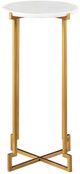 Olliix by Martha Stewart White/Bronze Annalee Accent Table-0