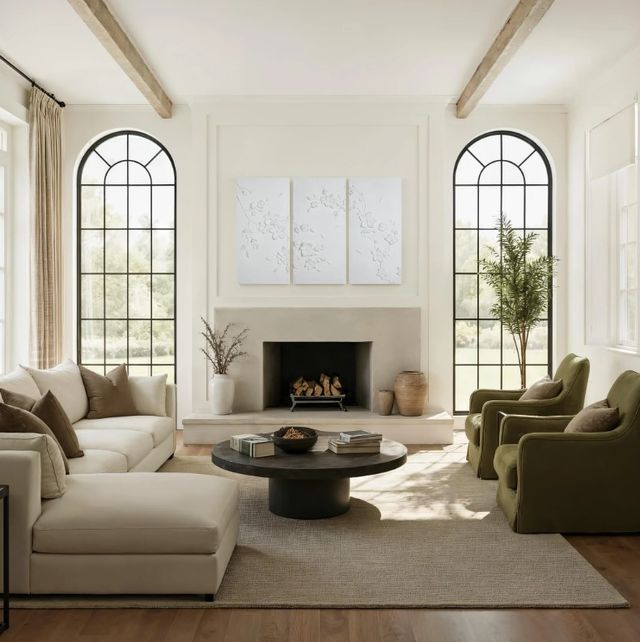 Renwil® Beaudelaire 3-Piece White Wall Art Set-1