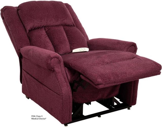 Mega Motion® Trio Tenacity Vance Wine Power Lift Recliner with Standard Heat and Massage-2