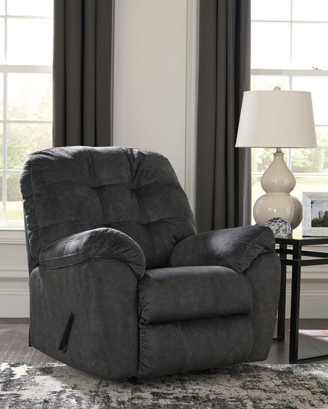 Signature Design by Ashley® Accrington Granite Rocker Recliner-2