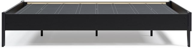 Signature Design by Ashley® Finch 4-Piece Black Queen Platform Bed Set-1