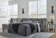 Signature Design by Ashley® Marelton 2-Piece Gray Left-Arm Facing Chaise Sleeper Sectional-3