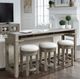Liberty Furniture Millstone 4-Piece Nutmeg Console Bar Table Set-1