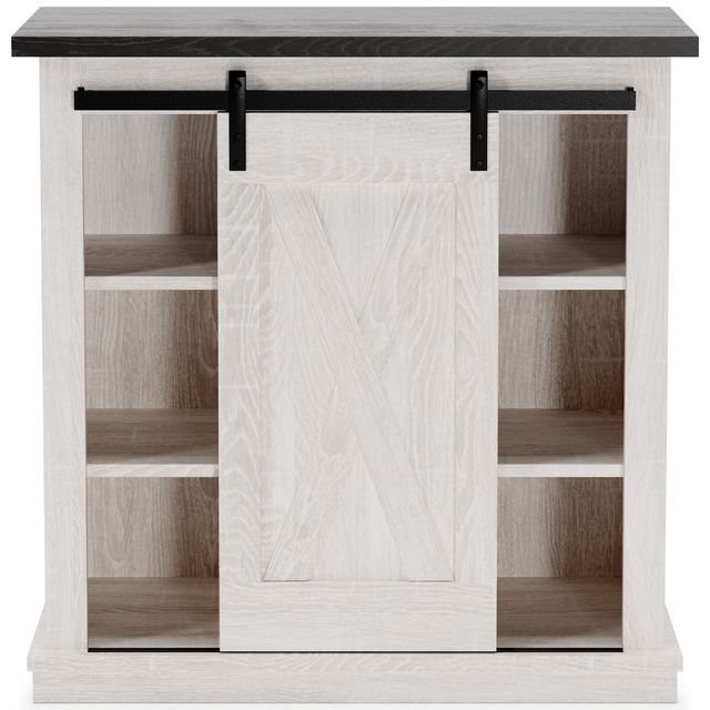 Signature Design by Ashley® Dorrinson Antique White Accent Cabinet-4