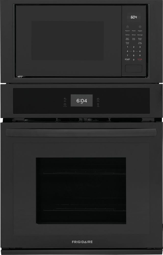 Frigidaire® 27" Black Oven/Micro Combo Electric Wall Oven -0