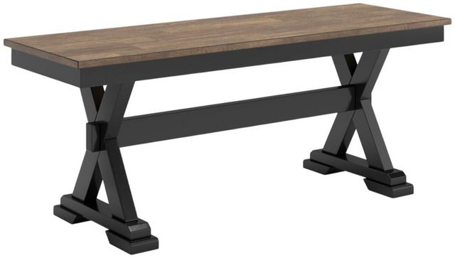 Signature Design by Ashley® Wildenauer Black/Brown Dining Bench