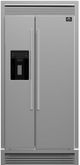 FORNO® Salerno 36 in. 20.0 Cu. Ft. Stainless Steel Freestanding Side-by-Side Refrigerator-0