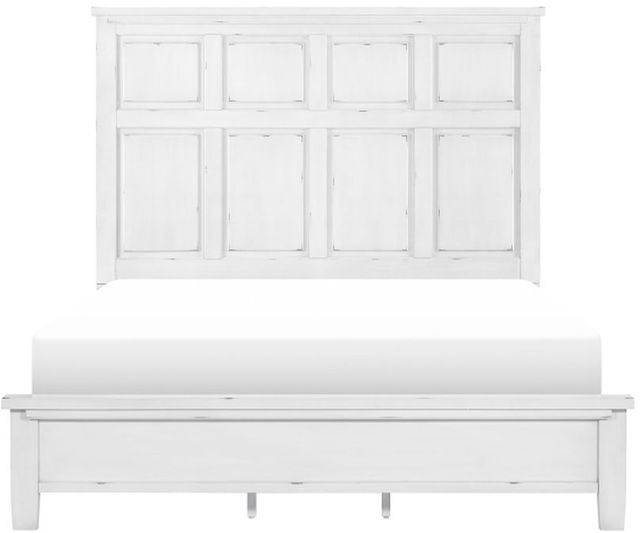 Homelegance® Laurelville Antique White Queen Panel Bed-2