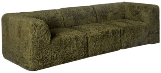 Furniture of America® Nappi Olive Green Sofa-0