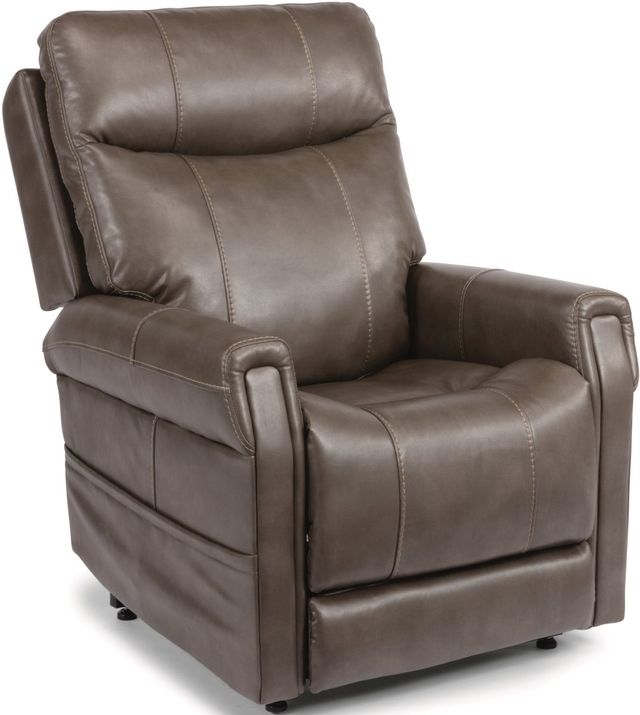 Flexsteel® Jenkins Taupe Power Lift Recliner | Colony House Furniture ...