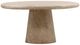 Dovetail Furniture Marci Natural Sandblasted Round Dining Table-0
