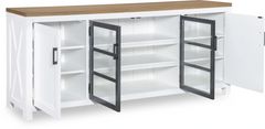Legacy Classic Franklin Natural White Entertainment Console