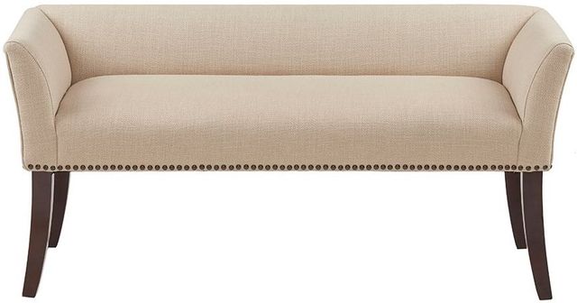 Olliix by Madison Park Cream Welburn Accent Bench-0