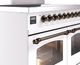 Ilve® Nostalgie II Series 40" White Pro Style Induction Range-1