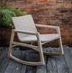 Uttermost® Sumba Cerused Wheat Wicker/Wooden Outdoor Rocking Chair-3