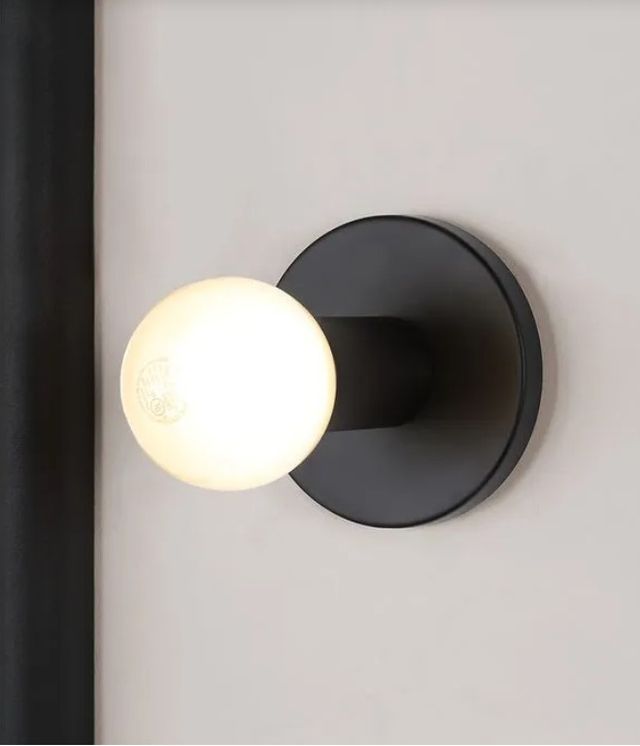 Renwil® Thessa Matte Black Wall Sconce-2