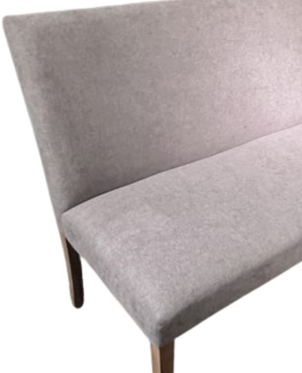 Nest Home Collections Megan KD Barbury Stone/Gray Long Dining Bench-1