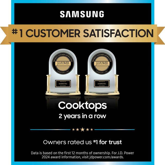 Samsung 30" Black Electric Cooktop-1
