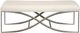 Riverside Furniture Maisie Champagne/White Upholstered Bed Bench-2