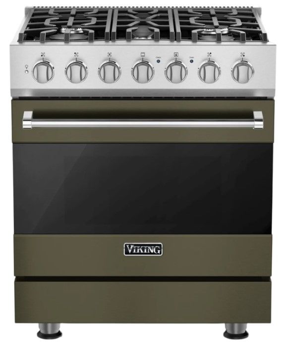 Viking® 3 Series 30" Martini Propane Pro Style Gas Range-0