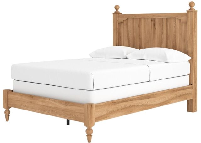 Signature Design by Ashley® Aleaport Warm Brown Full Panel Bed-2