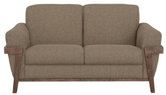 International Furniture Direct Loft Brown Loveseat-1