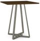 Amisco Customizable Dirk Walnut Veneer Square Bar Table-0