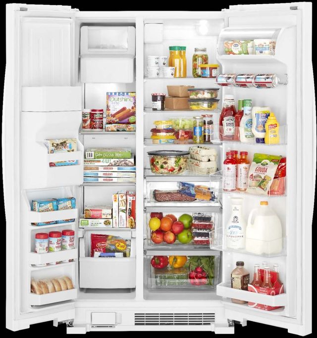 Whirlpool® 36 in. 24.6 Cu. Ft. White Side-by-Side Refrigerator-3