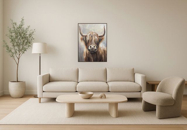 Classy Living Wildhearted Highland Majesty Wall Art-1