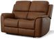 Flexsteel® Henry Caramel Power Reclining Loveseat with Power Headrests and Lumbar-4