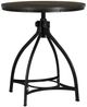Powell® Haywood Gray Wooden Top Bar Table with Steel Base-0