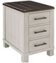 Signature Design by Ashley® Darborn Brown Chairside End Table with Gray Base-0