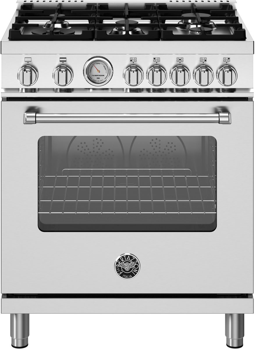 Bertazzoni Master Series 30&quot; Fingerprint Resistant Stainless Steel 